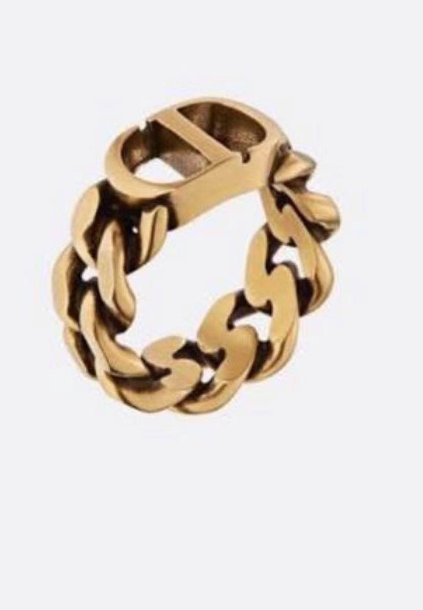 

D family 2021 new luxury designer CD letter opening adjustable ring net celebrity all-match fashion material free shipping, Silver