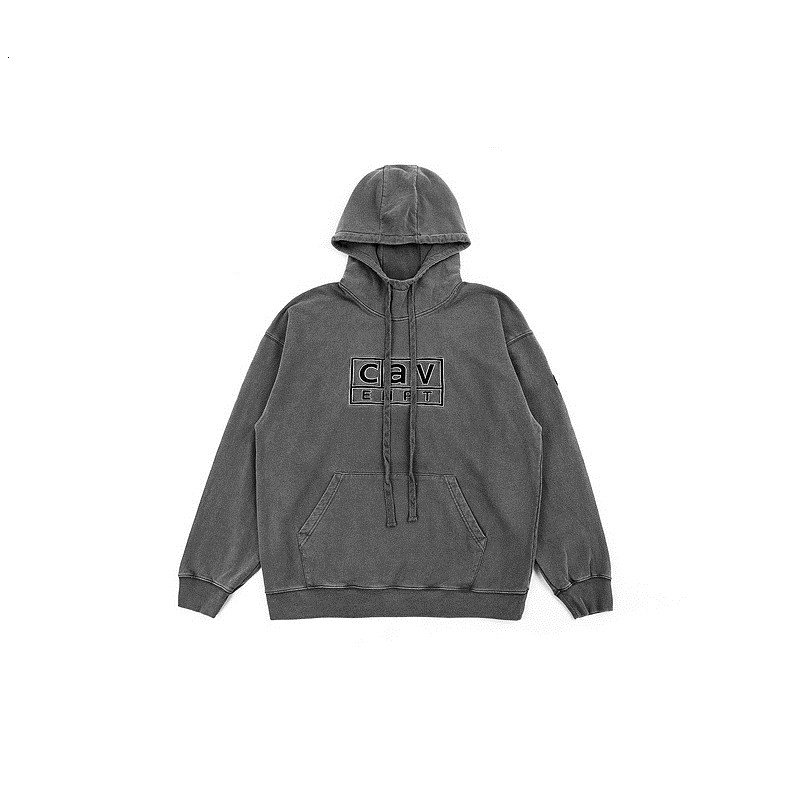 

2021 New Cav Empt Embroidery Women Distressed Hoodies Hiphop Streetwear Men Thick Hoodie Sweatshirt Autumn Winter Zptw, Gray