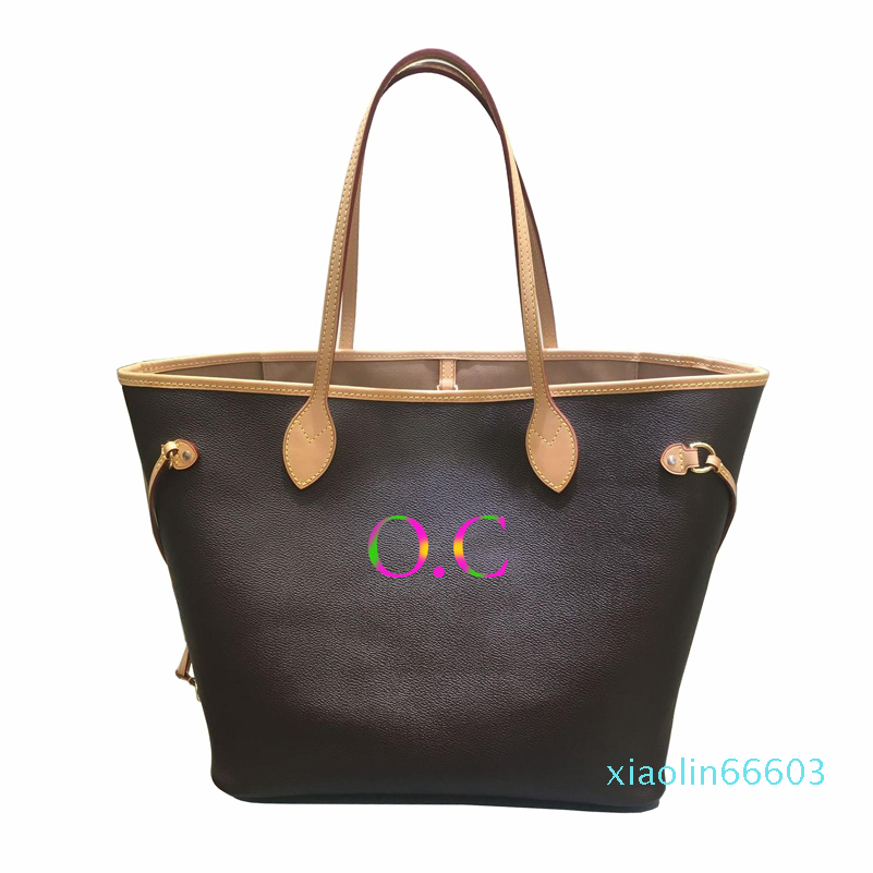 

OC Women's single shoulder bag Personalized custom patterns and letters Coated canvas handbag top quality Cosmetic Bag Free Delivery, M black