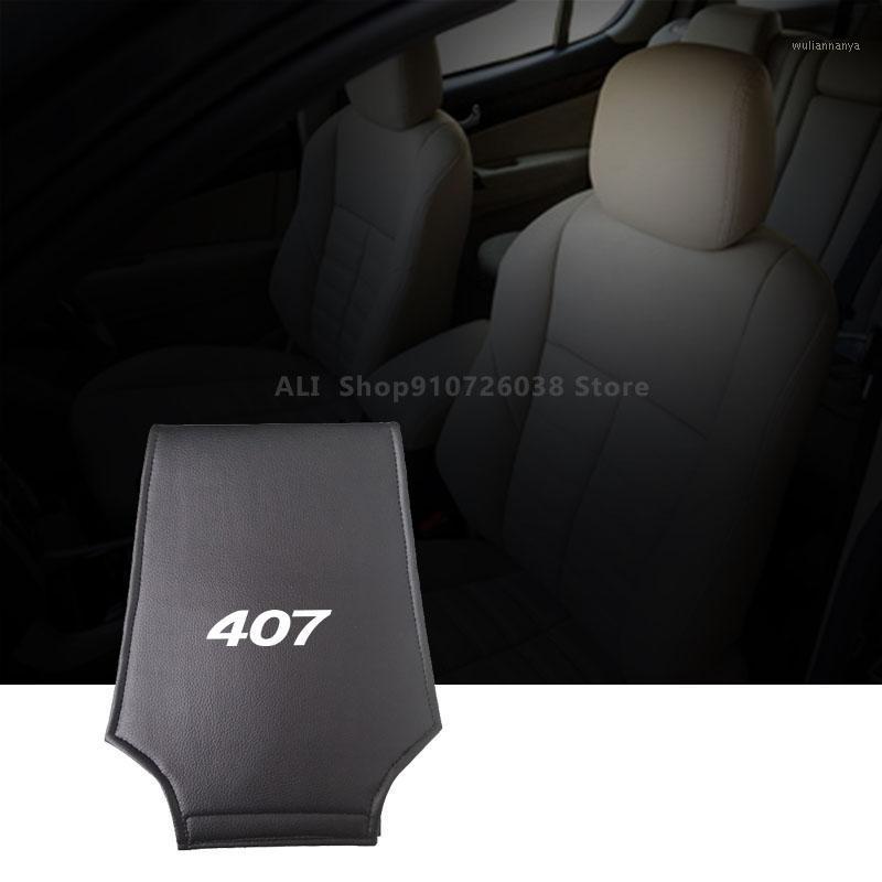 

Seat Cushions Car Headrest Cover For 407 Pu Leather Automobiles Back Support Cushion Assessoires