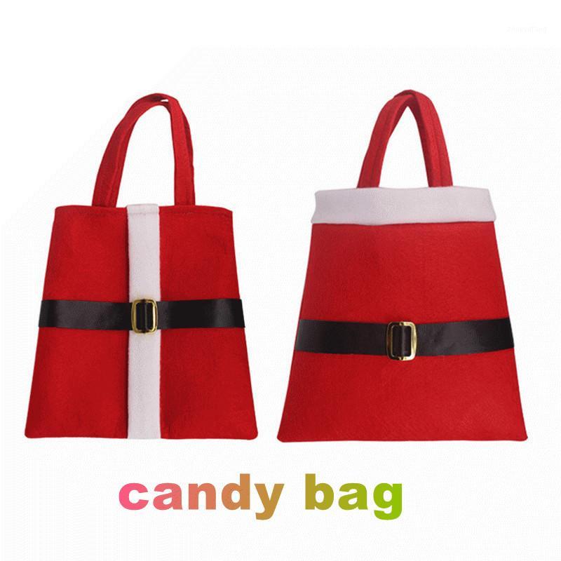 

Christmas Decorations Santa Candy Bags Xmas Decoration Sack Cute Kids Gift Bag Belt Buckle IC879465