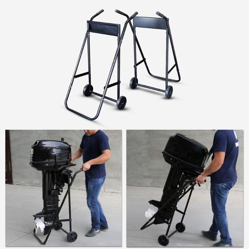 

Rafts/Inflatable Boats Foldable Outboard Motor Engine Cart Marine Stand Propeller Rack For Boat