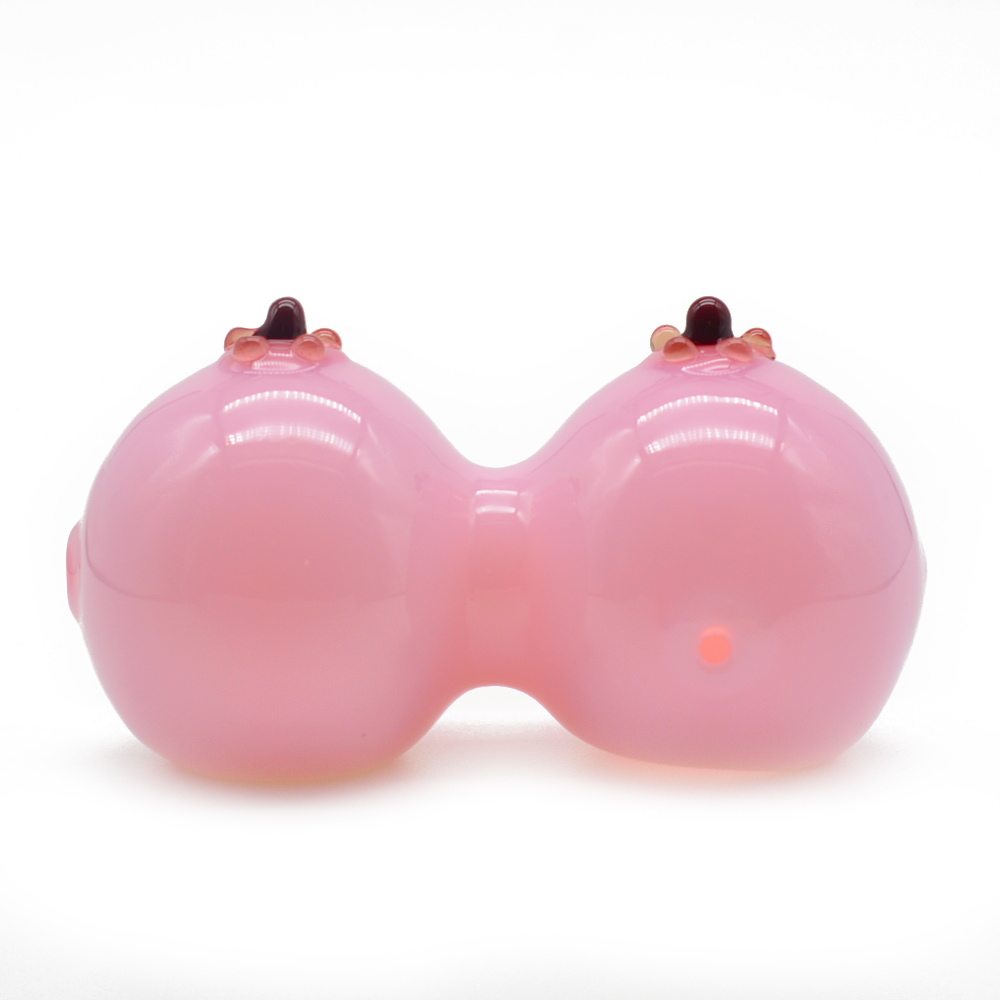 

Funny Titty Glass Hand Pipe Sexy Smoking Spoon Pipes Tobacco Water Bongs Bowl Bubbler Dry Herb