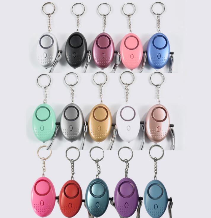 

home Alarm green rose pink 130db Egg Shape Self Defense Alarm Girl Women Security Protect Alert Personal Safety Scream Loud Keychain Alarms