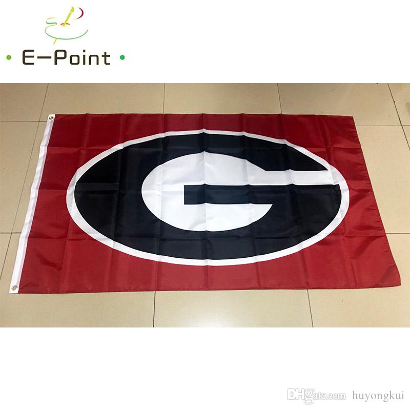 

NCAA Georgia Bulldogs Flag 3x5ft 90cmx150cm Polyester flags Banner decoration flying home & garden flagg Festive gifts