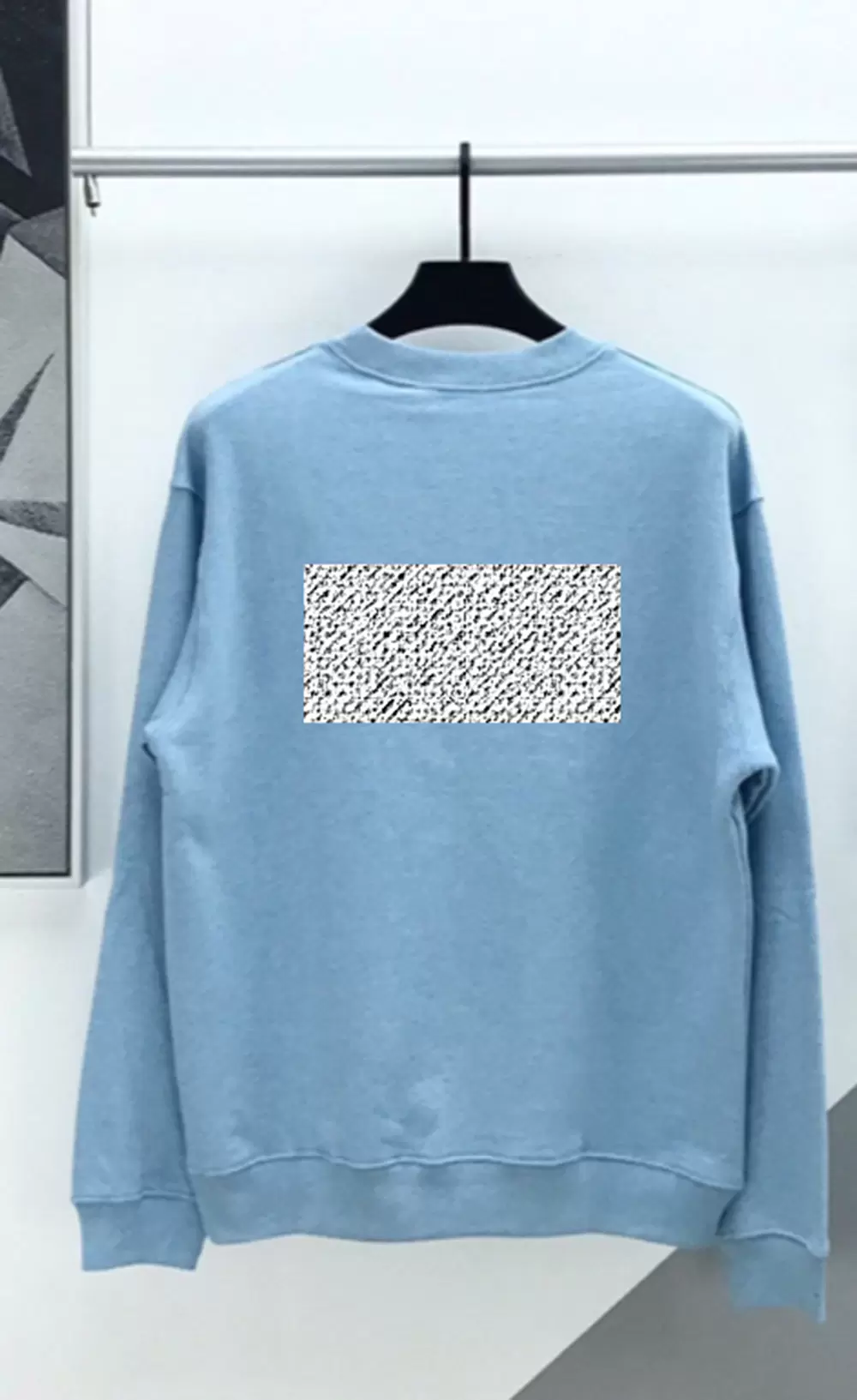 

Autumn luxury tide brand round neck sweatshirts for men and women couples simple loose wild cotton long-sleeved shirt size M-5XL