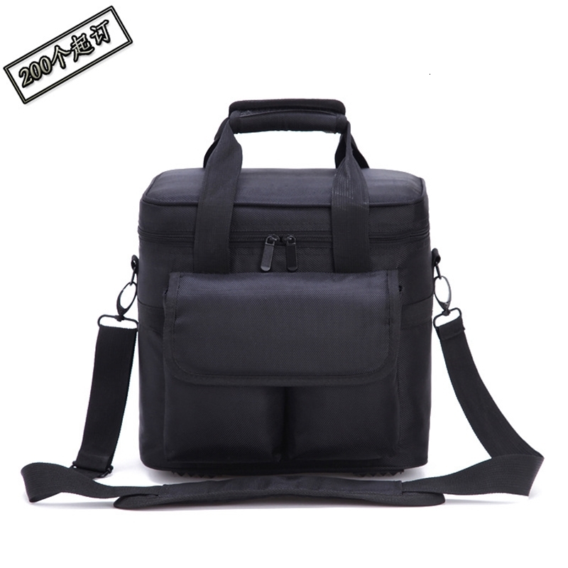 

Insulation Oxford cloth outdoor portable single shoulder meal ice thickened large car picnic bag, Red