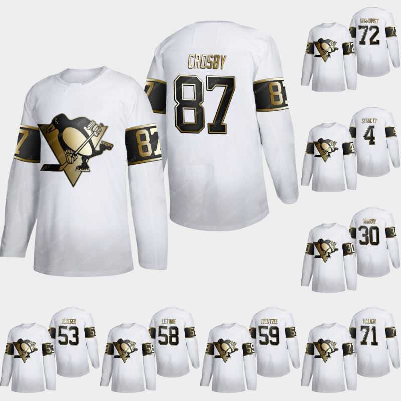 

Pittsburgh Penguins Sidney Crosby Golden Edition Jersey Matt Murray Kris Letang Jake Guentzel Evgeni Malkin Patric Hornqvist Justin Schultz, Custom any name any number