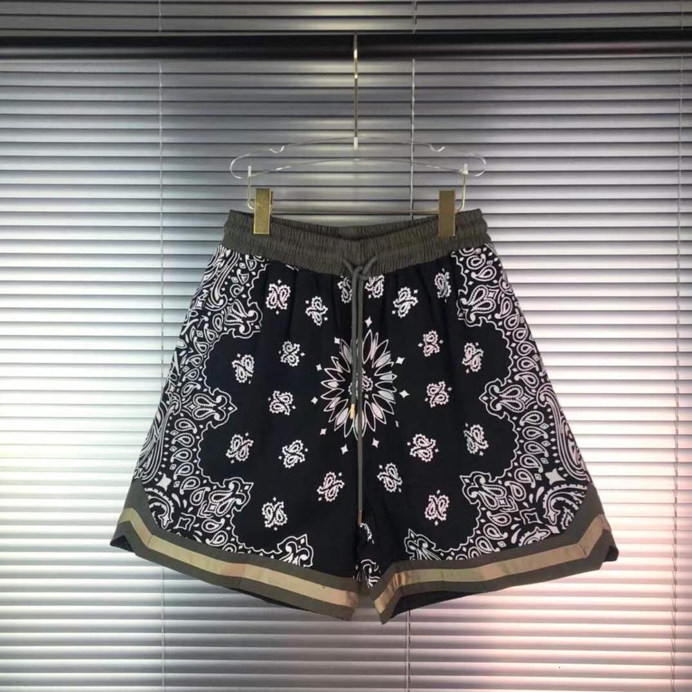 

2021 New 2021ss V7 Camouflage Men Women Top Quality Black Breechcloth Casual Beach Shorts 8o09