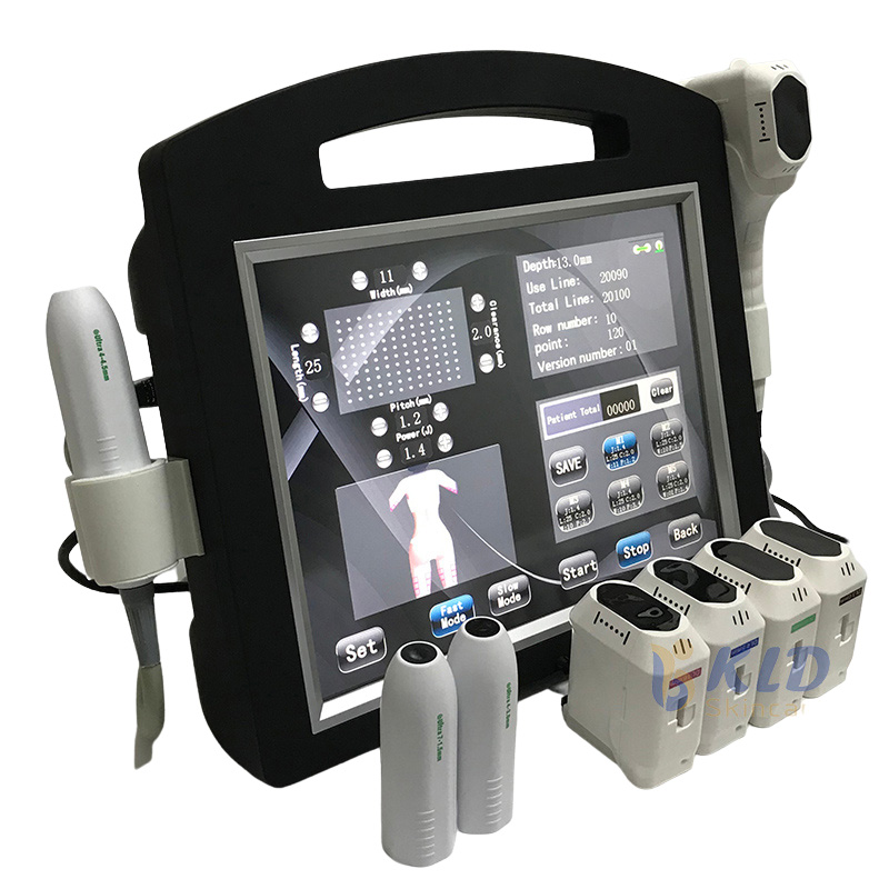 

Face Lifting Portable 4D Hifu Machine For Wrinkle Remover With 11 Cartridges 20100 Shots 1 Shot 12 lines