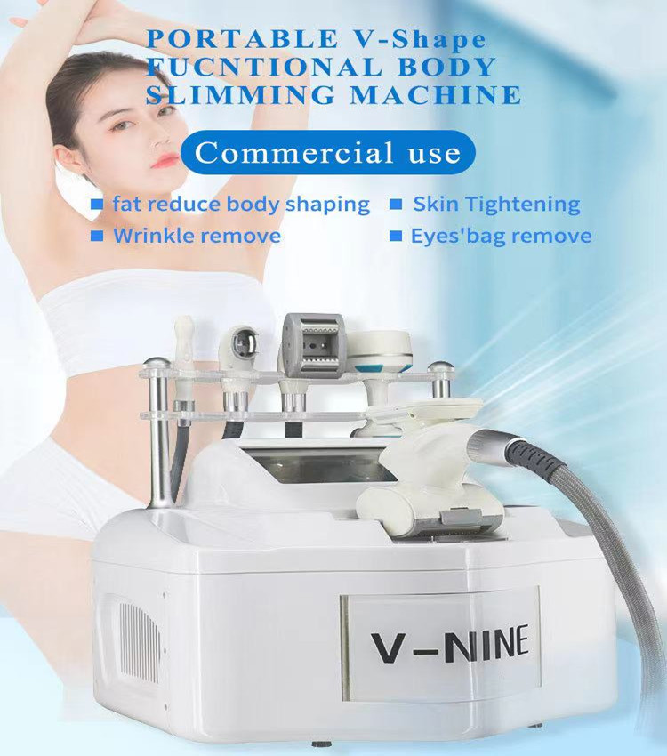 

Vela Slimming Machine Sculptor Liposuction Body Shaper Massage Wrinkle Removal Fat Loss Anti Cellulite Vacuum 40K Cavitation Multipolar RF Equipment