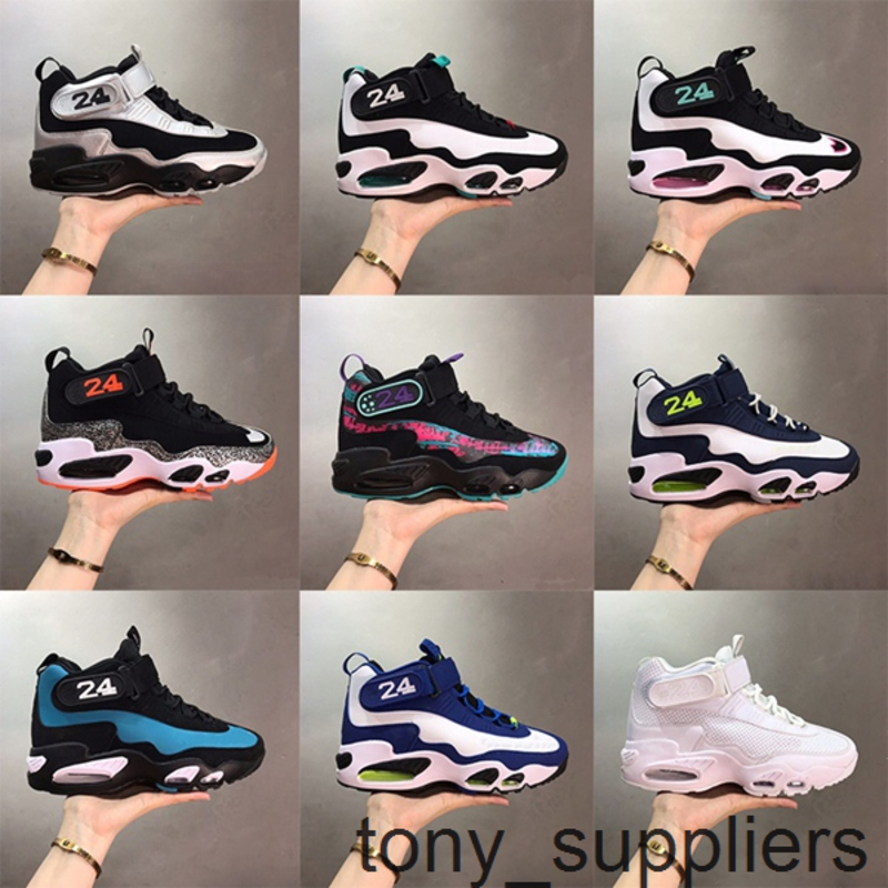 

1 New 25th 20th Griffey Anniversary Returning Sneakers Ken Jrs Freshwater Ken Jrs Baseball Kicks Navy InductKid White Varsity Royal