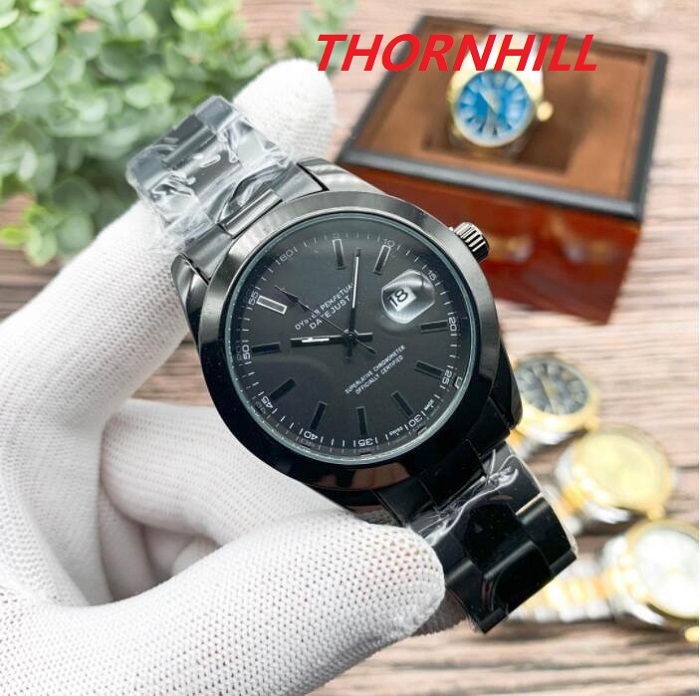 

President Day Date Three Pins Movement mens watch 40mm Stainless steel Automatic men Watches Montre Femme Reloj, As pic