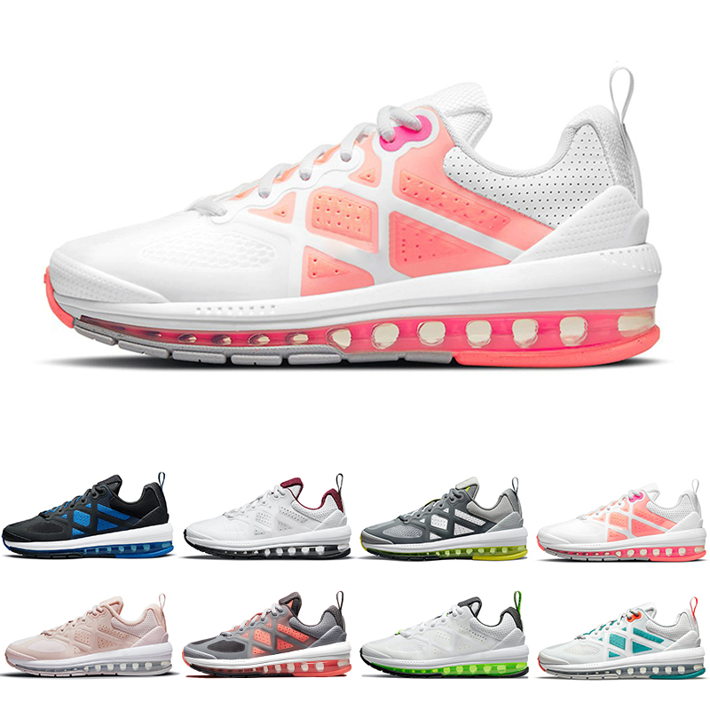 

men running shoes Genome traners triple black white Turquoise Barely Rose Bright Mango Team Red mens breathable outdoor sports sneakers size 7-11