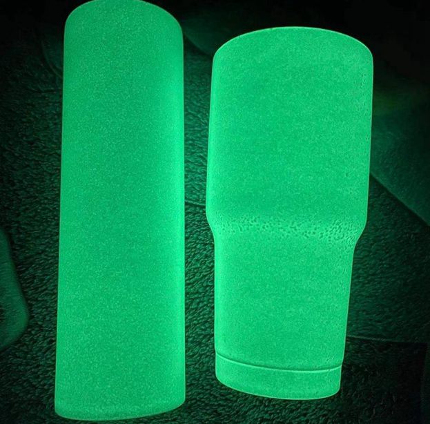 

sublimation DIY STRAIGHT tumbler mug glow in the dark tumbler with Luminous straight tumblers Insulated Heat Transfer Car Mug LJJK2512, As pic