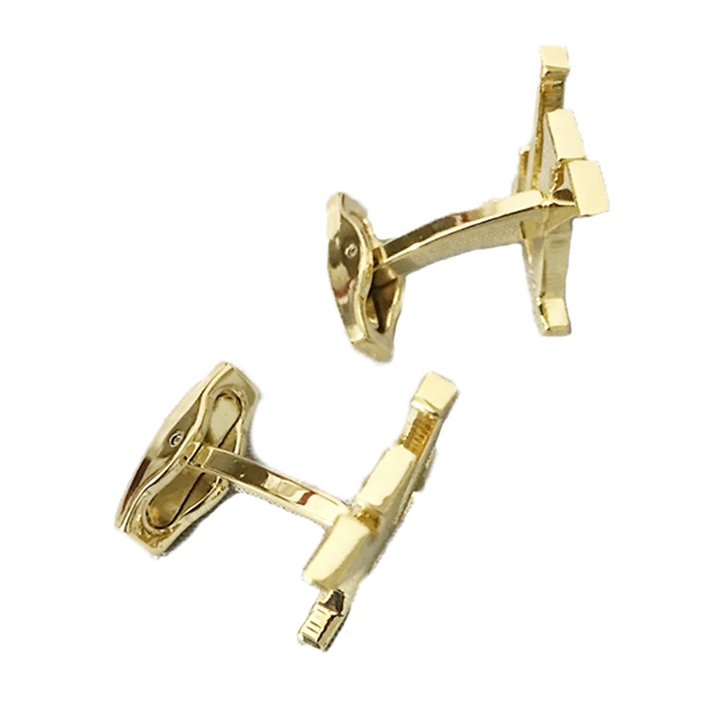 

Luxury Designer Cufflinks French Cuff Links Classic Letters Shape Shirt Accessories For Men High Quality Wedding Gifts