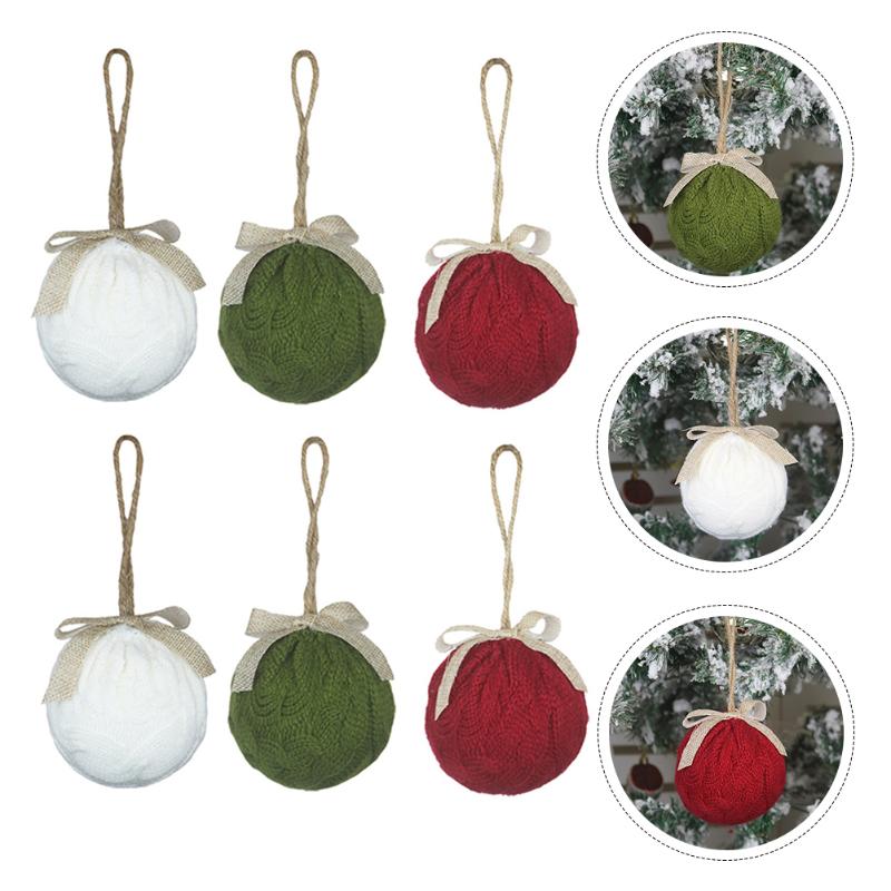 

Christmas Decorations 6Pcs Hanging Tree Pendant Xmas Decoration