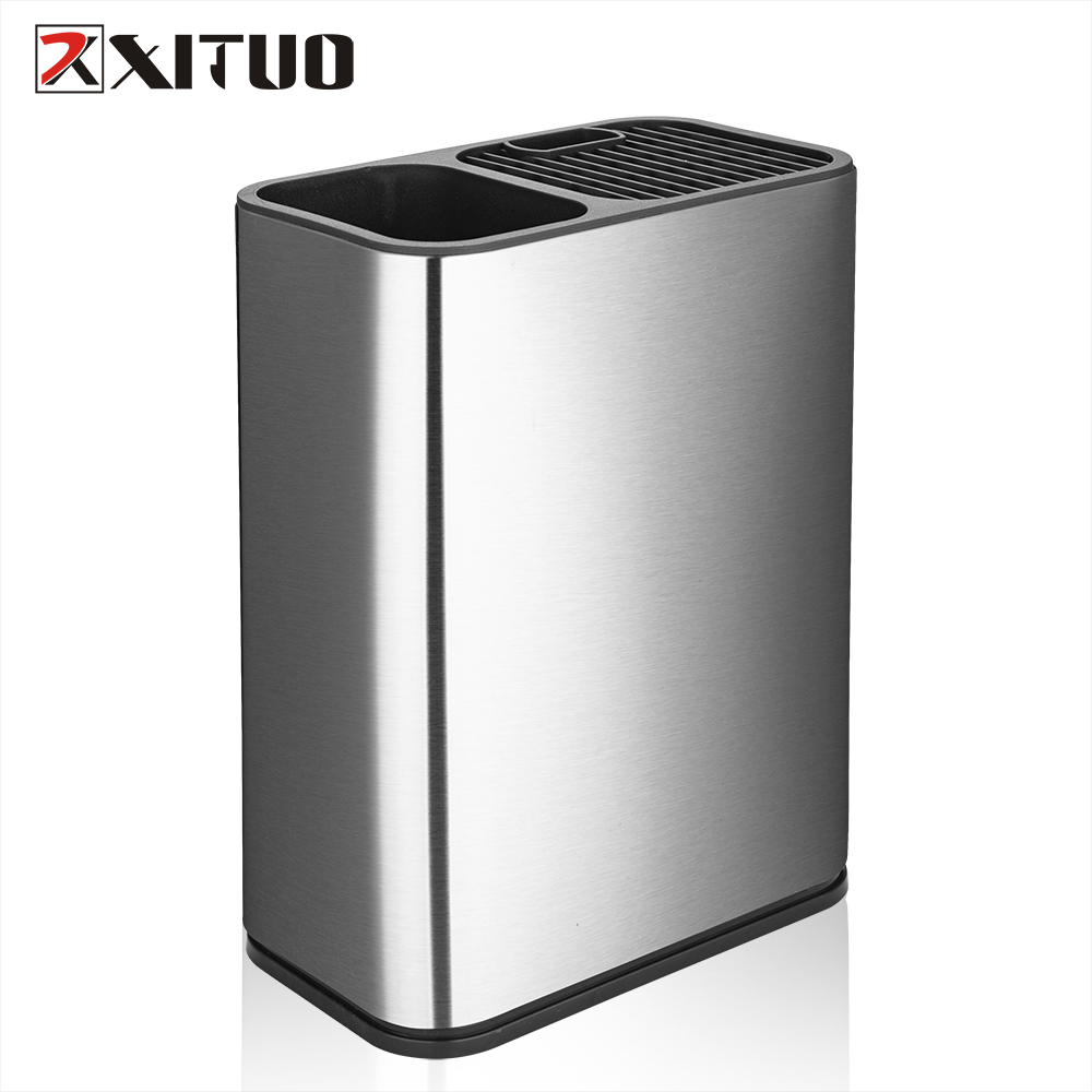 

XITUO Multifunctional Knife Holder Organizer Knife Fork Spoon Stand Tableware Cutlery Storage Kitchen Chef Knives Accessories