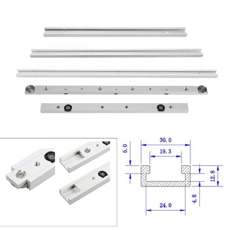 

Professional Hand Tool Sets Aluminium Alloy T-tracks Slot Miter Track And Bar Slider Table Saw Gauge Rod Woodworking Tools DIY Set