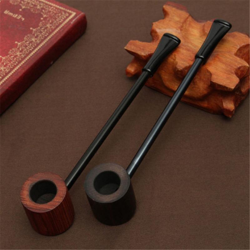 

Long Briar Pipe Multi Choice Straight Smoking Tobacco Pipe Best Briar Wood 3mm Filter Smoking Set