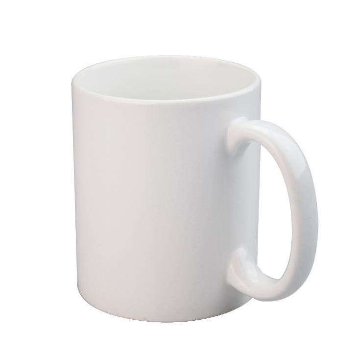

Sublimation Blanks Mug Personality Thermal Transfer Ceramic Mug 11oz White Water Cup Party Gifts Drinkware SN1949