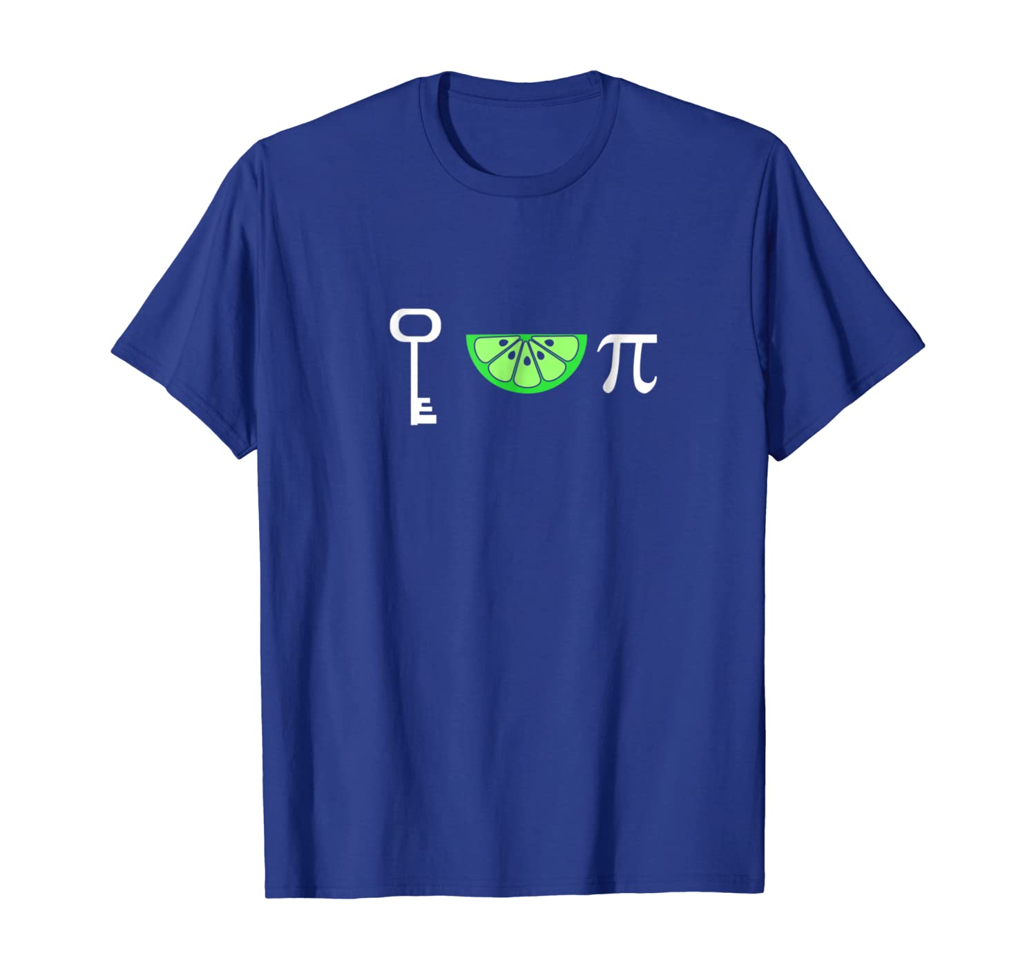 

Key Lime Pie - Funny Shirt for Math Geeks, White;black