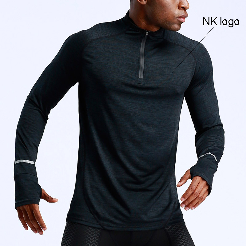 

New 2021 bodybuilding long-sleeved T-shirt fitness clothes men's basketball running outdoor sports quick-drying suit trousers tights, As picture1