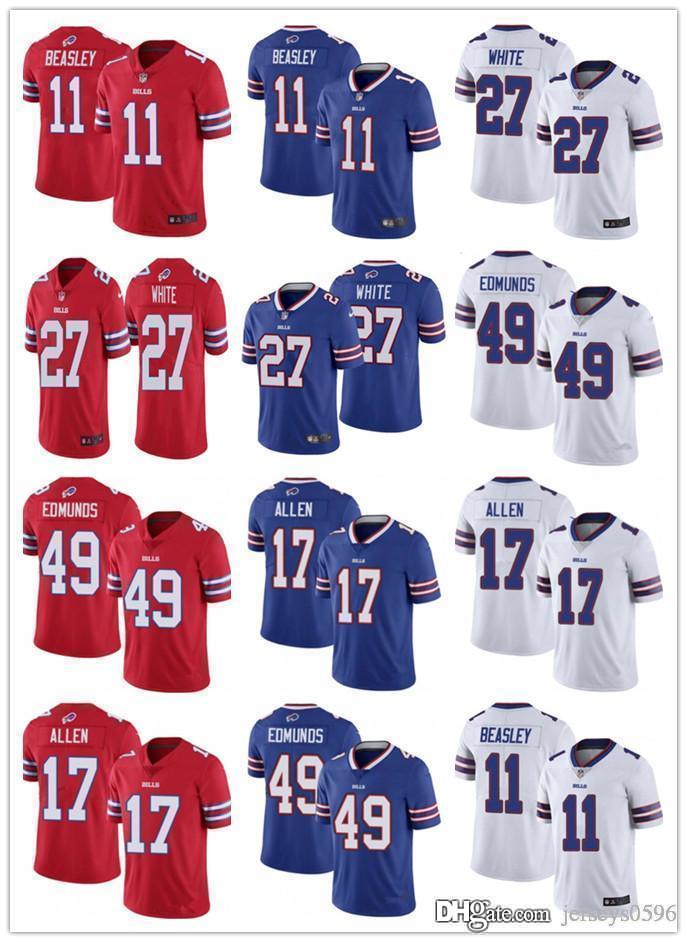 

Men womenBuffaloBills27 Tre'Davious White 17 Josh Allen red 49 Tremaine Edmunds 11 Cole Beasley blue Football Jerseys, Black;red