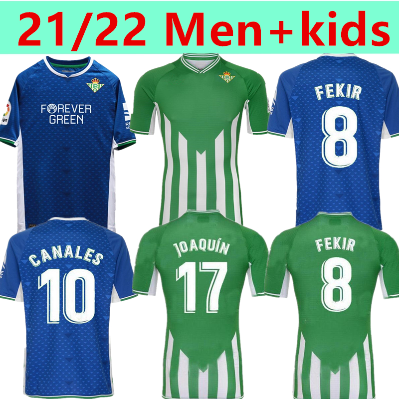 

21 22 real Betis soccer Jerseys JOAQUIN B.Iglesias camiseta de fútbol Loren Juanmi BARTRA TELLO A.GUARDADO home away CANALES Fekir football shirts, 21/22 home
