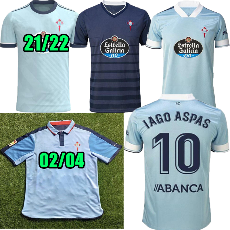 

21 22 Celta de Vigo Soccer Jerseys IAGO ASPAS 2021 2022 BRAIS MENDEZ NOLITO S.MINA Classic home blue Football Shirt HUGO MALLO Retro 02 04 Camiseta futbol, 2021 home