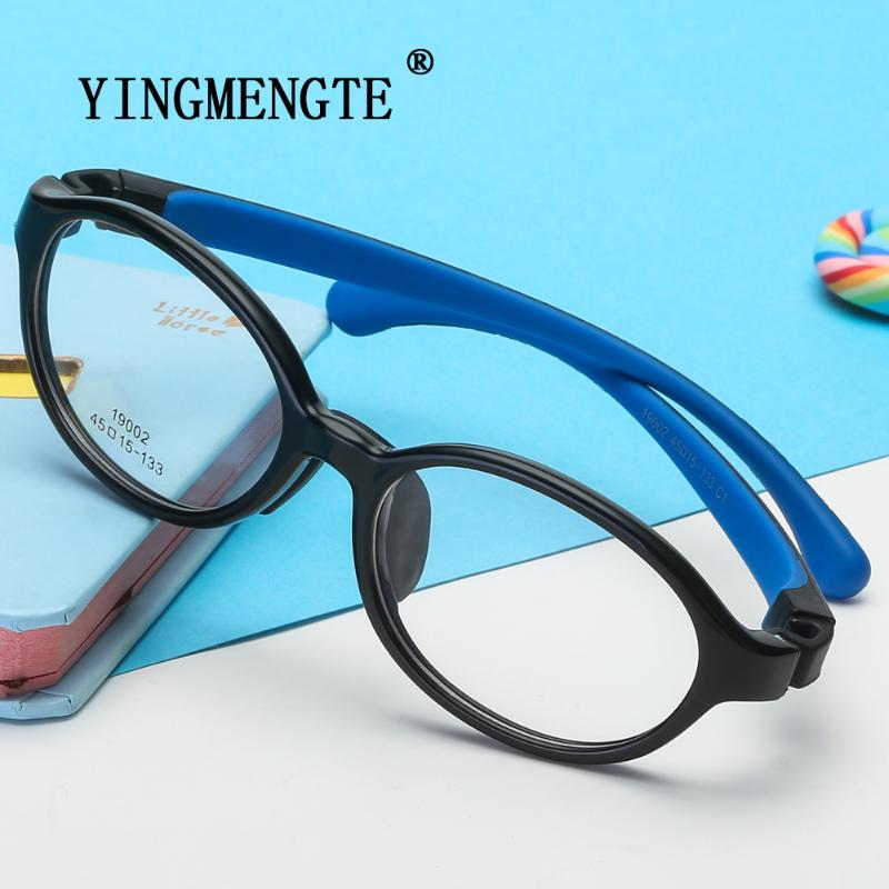 

Fashion Sunglasses Frames Optical Frame Children's TR90 Silicone Flexible Glasses Myopia 2021 Boys And Girls 3-8 Years Old