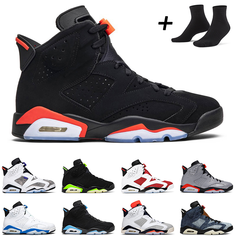 

Jumpman Air Jordan 6 Retro Infrared Basketball Shoes men jordans 6s Bordeaux Carmine University Blue Flint mens trainer