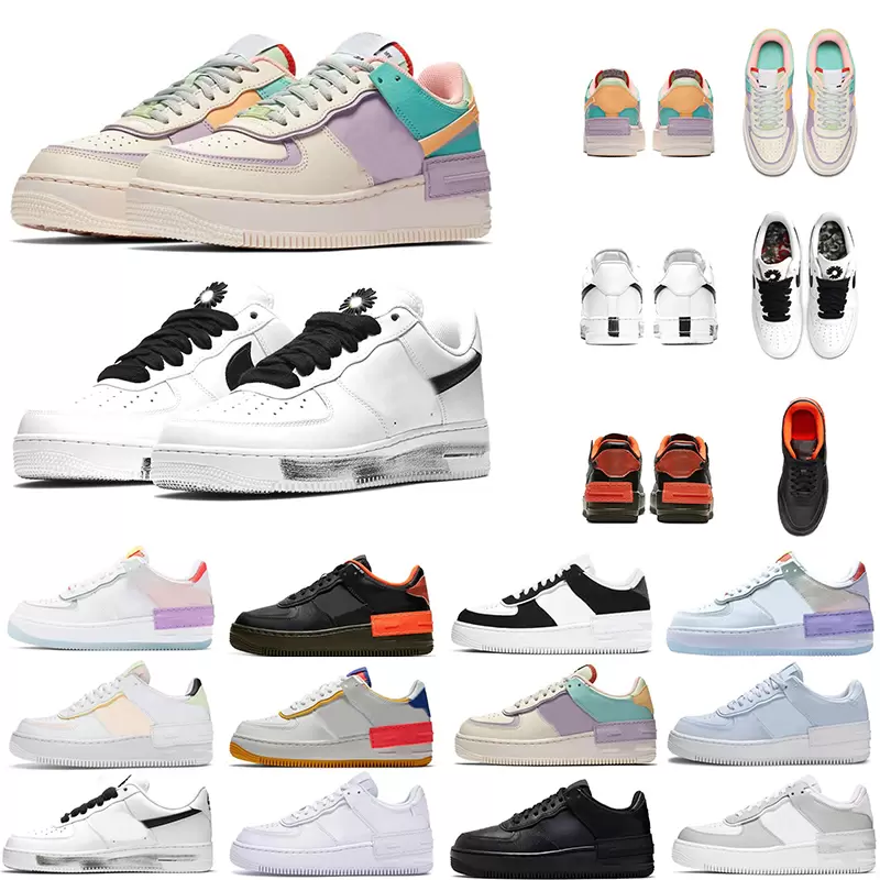 

AF 1S Shadow Low Cut Running Shoes Forces one Men Women Platform High Pistachio Frost Pale Ivory Skateboarding mens Outdoor Sports Trainers Sneakers