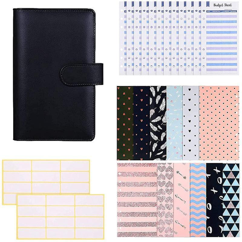 

Gift Wrap A6 Binder Budget Cash Envelopes System Planner Organizer Suitable For Home Office School And Travel