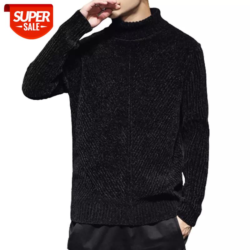 

Turtleneck Sweater Men Fashion Brand Sweater For Mens Pullovers Turtleneck Slim Fit Knit Warm Casual Men Pullovers Pull Homme #P14r, White;black