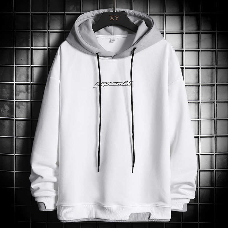 Men's Oversized Hoodies Pullover Sweatshirts Harajuku Hip Hop Loose Hoodie Mens Streetwear Spring Summer Men Print Clothing 210715