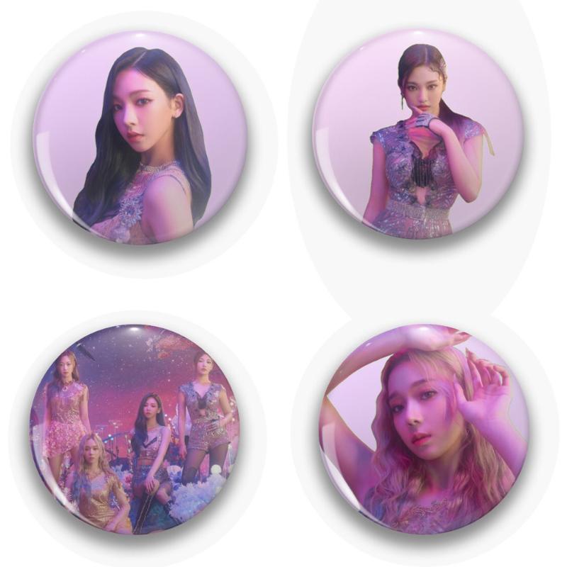 

KPOP aespa Karina New BlackMamba Showcase Live Stage Brooch and Pins