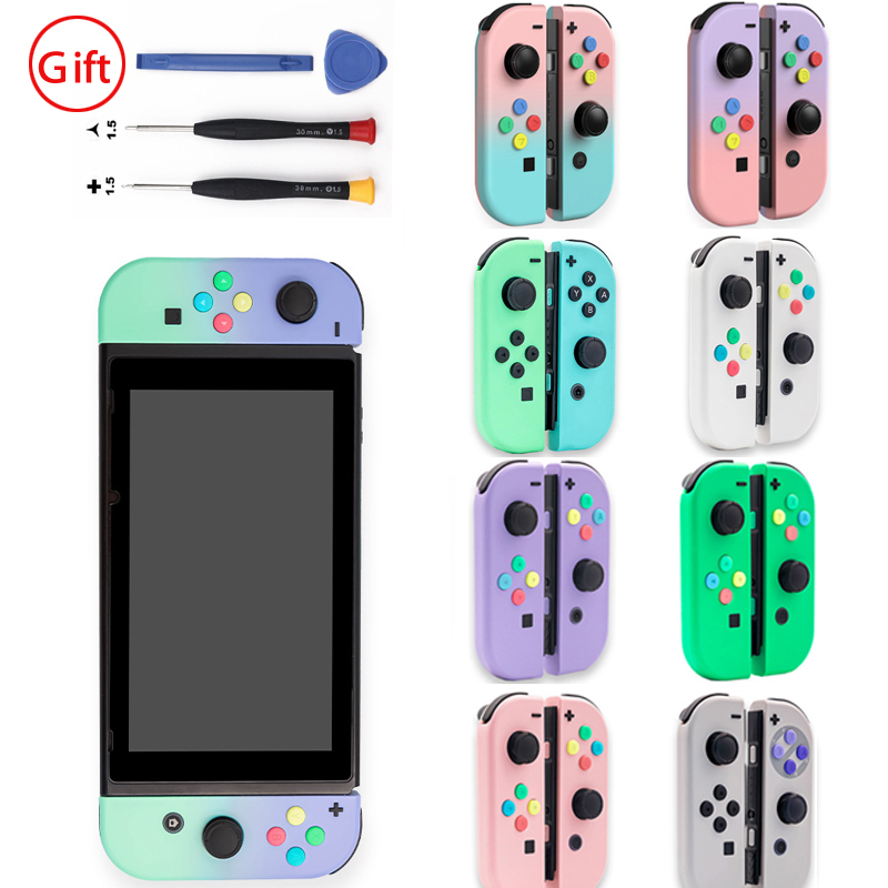 

DIY JoyCon Controller Shell For Nintendo Switch Replacement Housing Cover Joy-Con Case Accessories With Full Set Buttons Tool C0127