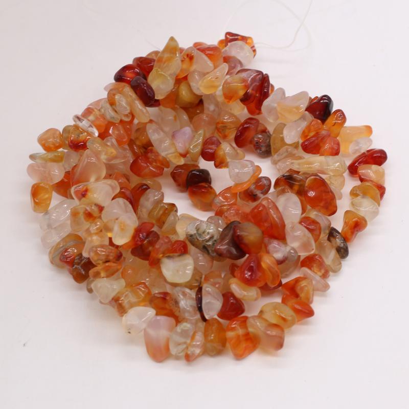 

Other Natural SemStones Red Agates Irregular Gravel Beaded 5-8MM For Jewelry Making DIY Necklace Bracelet Accessories Charm Gift 40CM