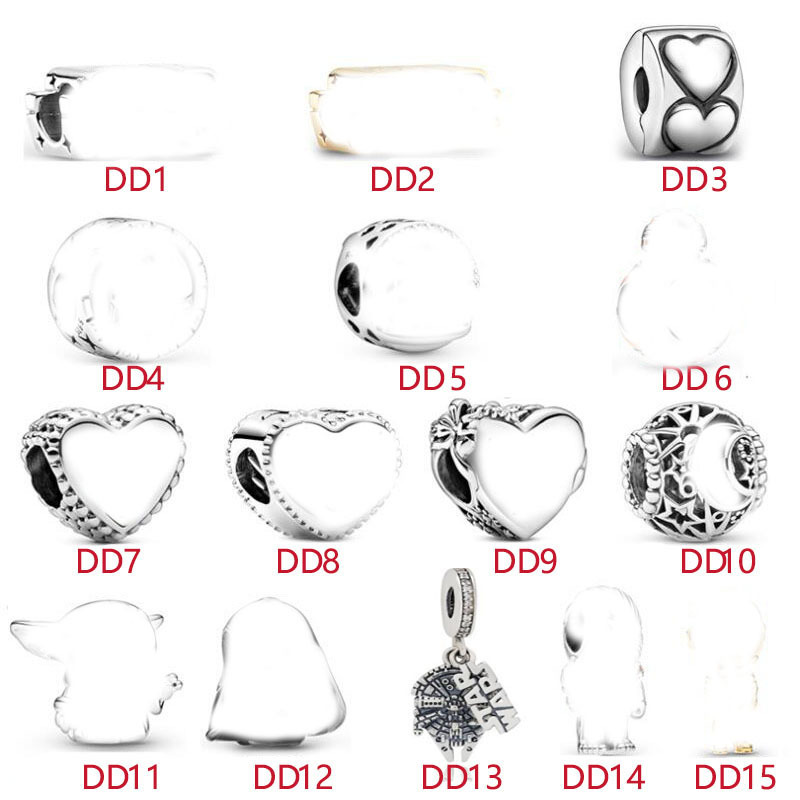 

2020 new autumn Star W Collection Charm Women's Jewelry 925 Sterling Silver Bead Pendant Gifts Fit Bracelet DIY Q0531