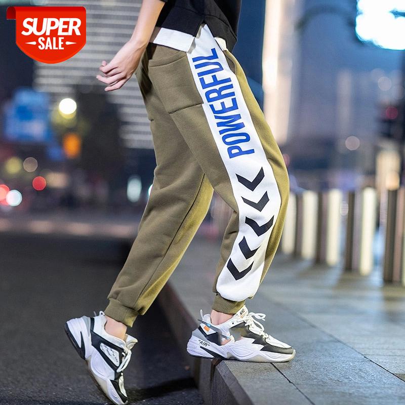 

2020 Spring Autumn Black GREEN Men'S Pants Fashions Joggers Casual Sweatpants Track Men'S Sweat Trouser #X04f