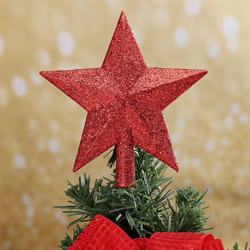 

Christmas Decorations 15/20Cm Year Party Supplies Home Decoration Five-Pointed Star Tree Top