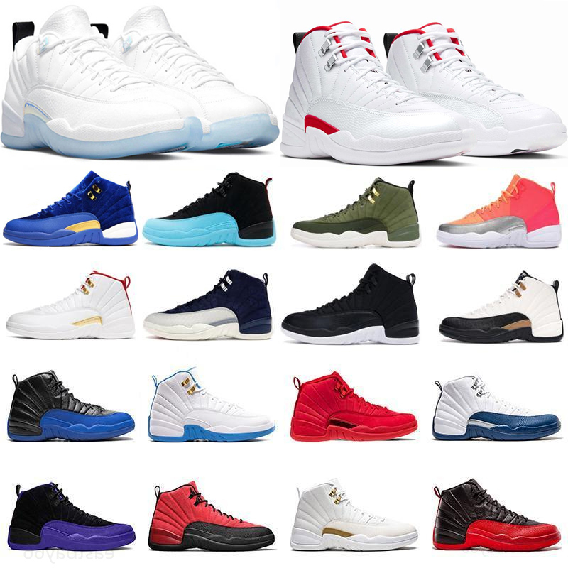 

Jumpman12 Basketball Shoes 12s Low shoe Easter Lagoon Pulse CNY Game Royal UNC University Blue Pink Mens Women Top Quality Outdoor Sports Sneakers, Shown