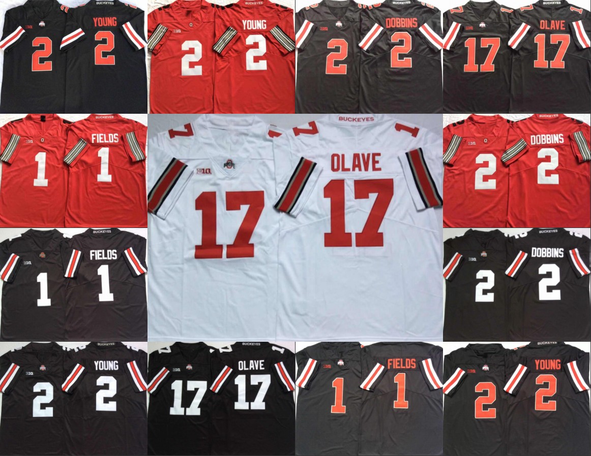 

Ohio State Buckeyes jersey 7 haskins jr Justin Fields Chase Young 45 Archie Griffin Master Teague III Chris Olave 150TH fiesta bowl stitched Jerseys, White