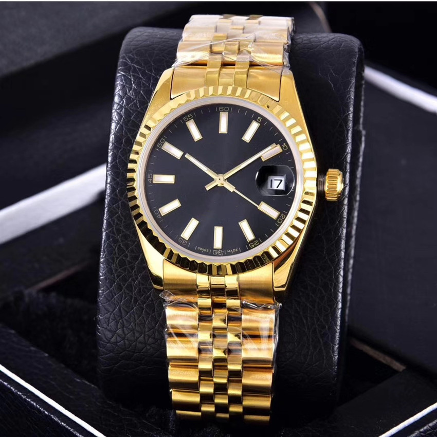 

Gold Watches Fashion Men Women Classic Watch Designer Stainless Steel Couple Watches Mens Watches Automatic Movement Glide Wristwatch Clock