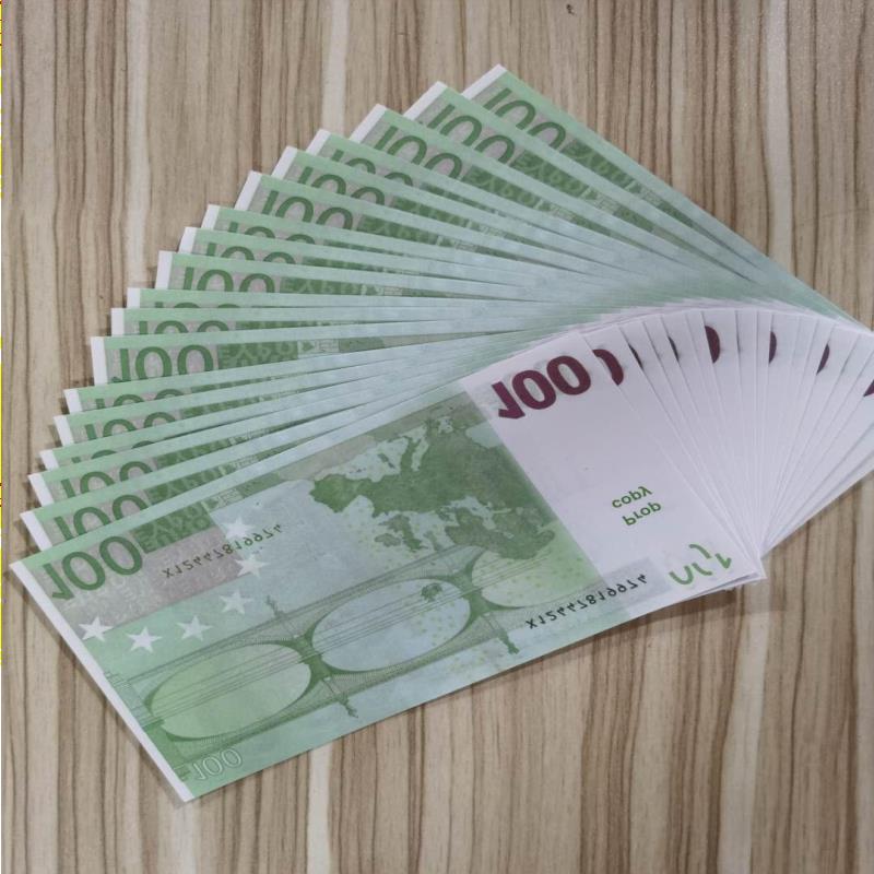 

100 Euros Play Realistic Prop Copy Money Nightclub Paper Note Bank Business Most Movie 12 For Collection Fake Xwitc