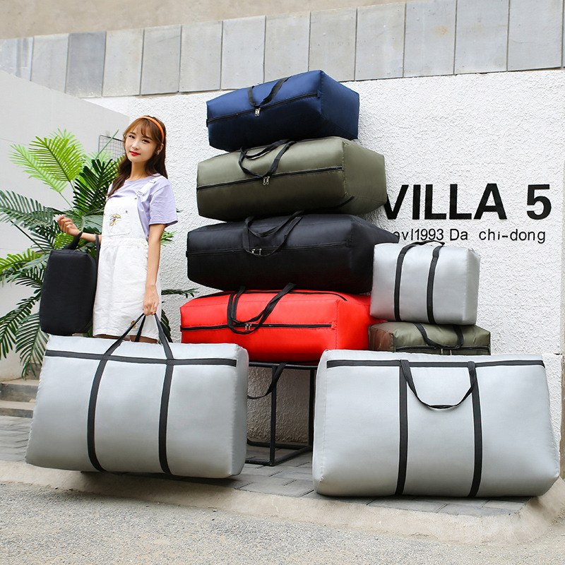 

Moving Bag Storage Bag Wardrobe Organizer arge Capacity Thickened Waterproof Dust Proof Cothes Quit Bedding Accessories