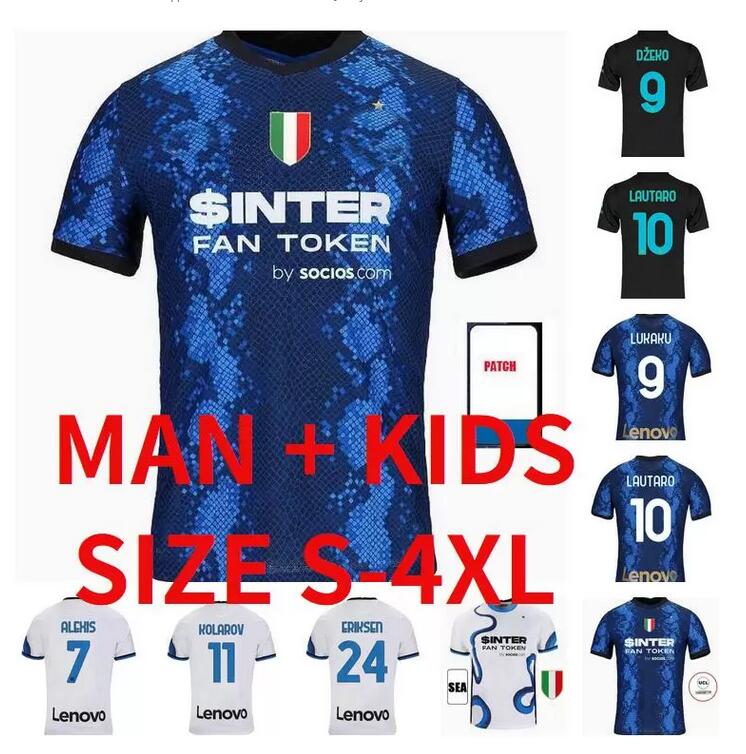 

21 22 LAUTARO ERIKSEN BARELLA soccer jerseys 2021 2022 BROZOVIC J.CORREA CALHANOGLU Dzeko SKRINIAR Dumfries Joaquin Correa football shirt un, Black;yellow