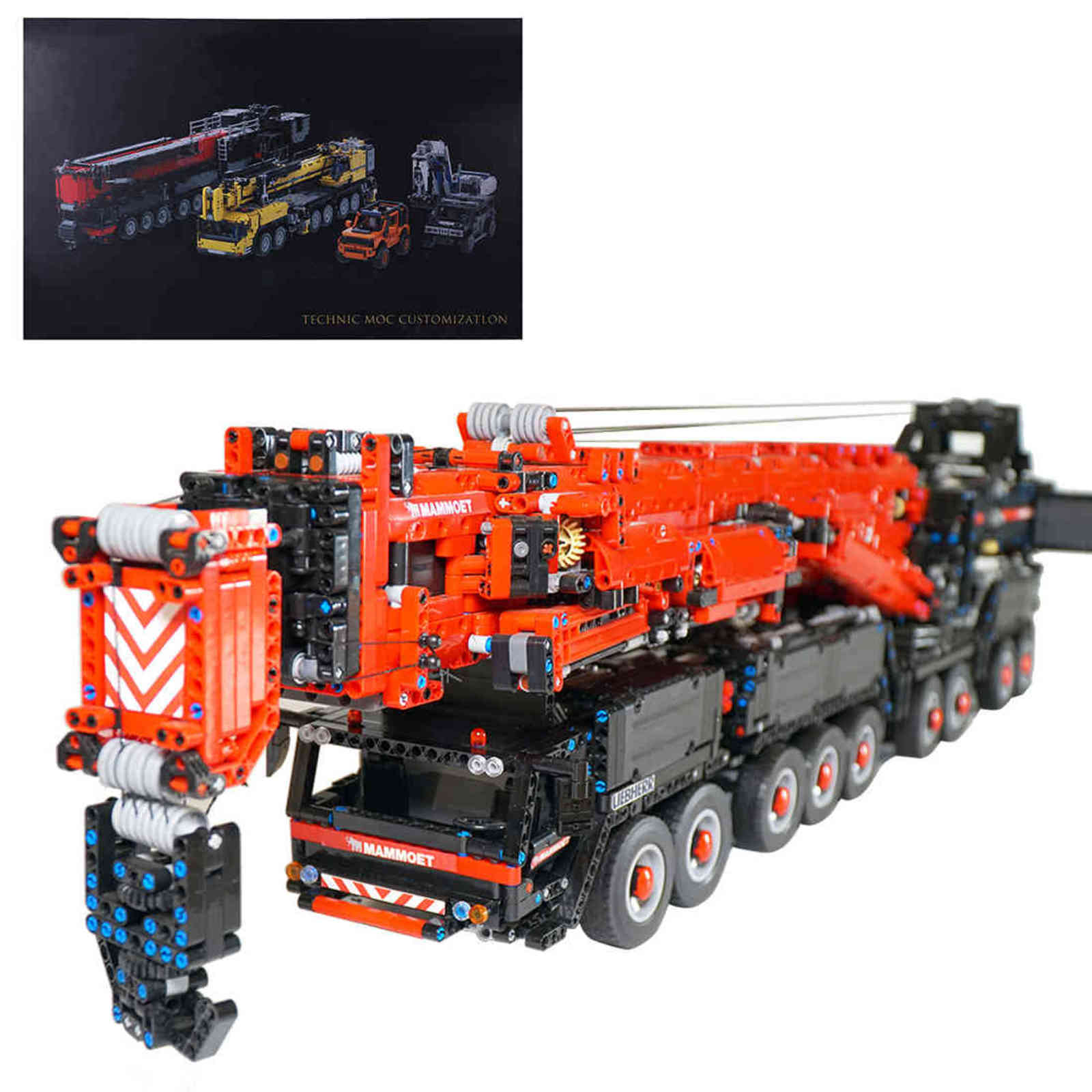 7705Pcs MOC Electric Remote Control Giant Crane Model Building Blocks Toys for Legoing Technic-image-742349254