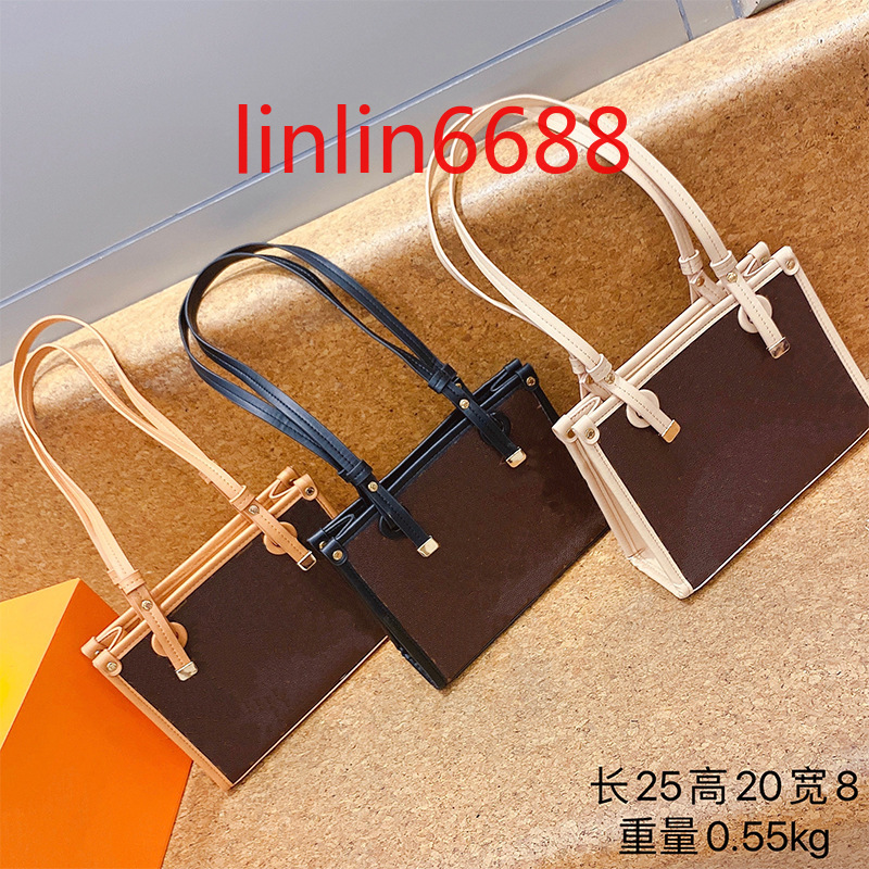 

International brand bag Come with Logo large capacity Handbag women's bags #831 new fashion one shoulder armpit hand bag texture retro commuter Tote Bag wallets, Size:25×8×20cm;with logo